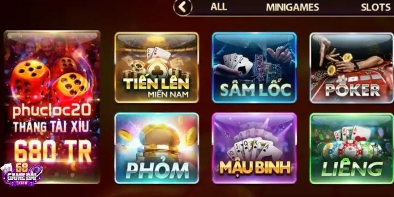 Dễ dàng tìm kiếm và trải nghiệm chơi Mậu binh 68gamebai