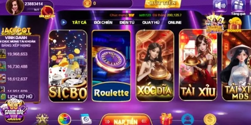 Nhà cái 68gamebai hỗ trợ phương thức rút tiền linh hoạt