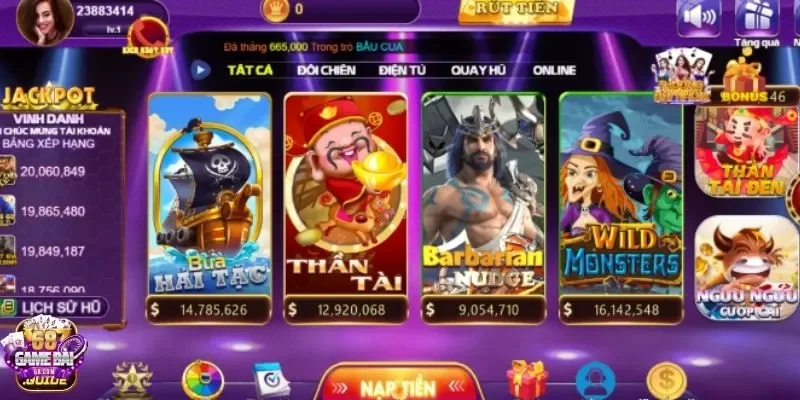 Nhanh tay đăng nhập 68 game bài để chơi game hay 